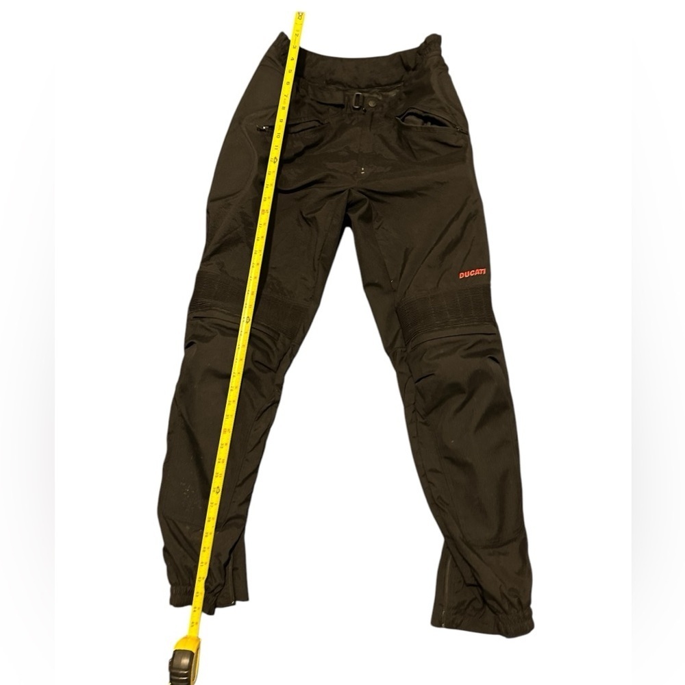 Dainese  Ducati Motorcycle riding pants black, size 52, pre-owned, gently used.